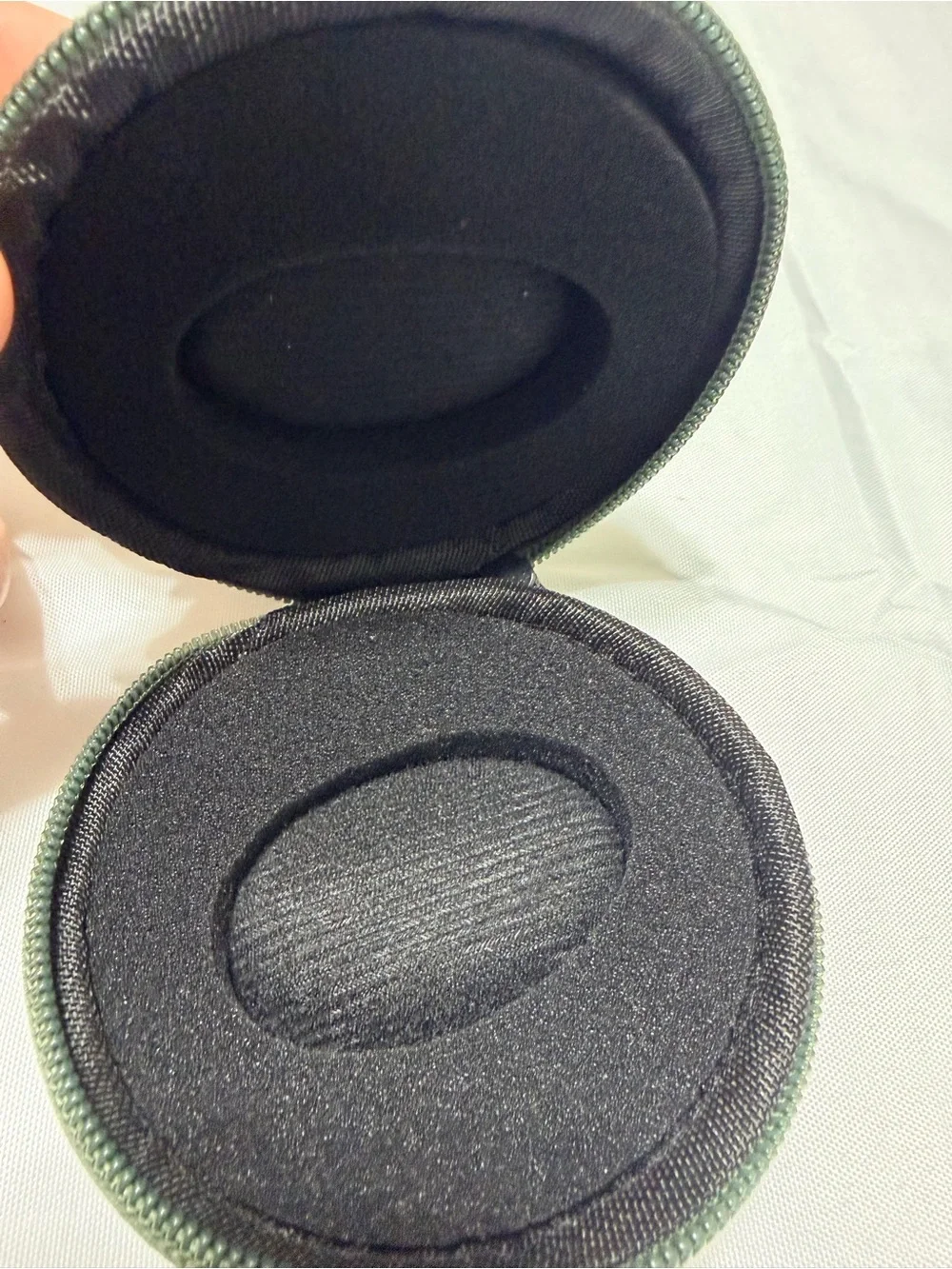 Invicta Olive Green Round Travel Case